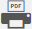 the PDF print icon
